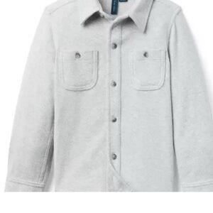 Janie and Jack Boys Gray Button Down Shirt Size 8 Like New Dress Shirt